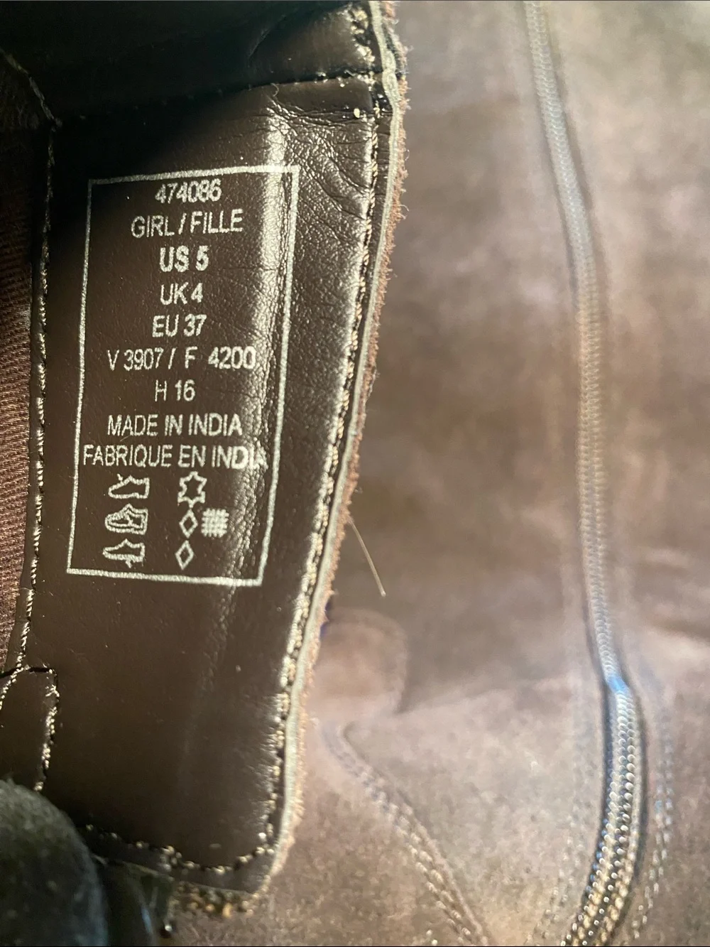 Lands End Chocolate Brown Suede Mid-Calf boots